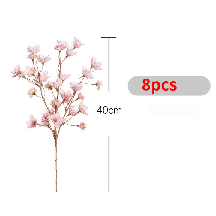 Multi-fork Peach Blossom Branch Shooting Props Artificial Flower