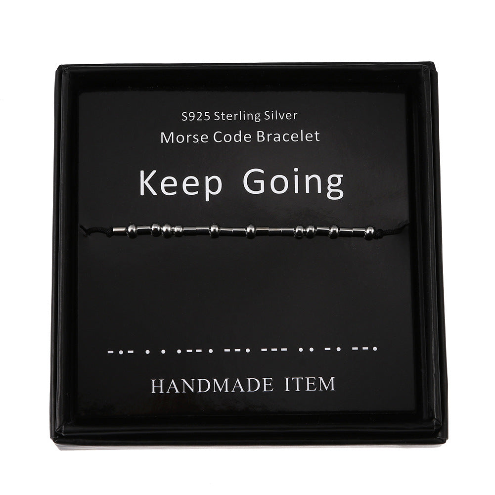 Moss Password Letters And Numbers Couple Bracelet