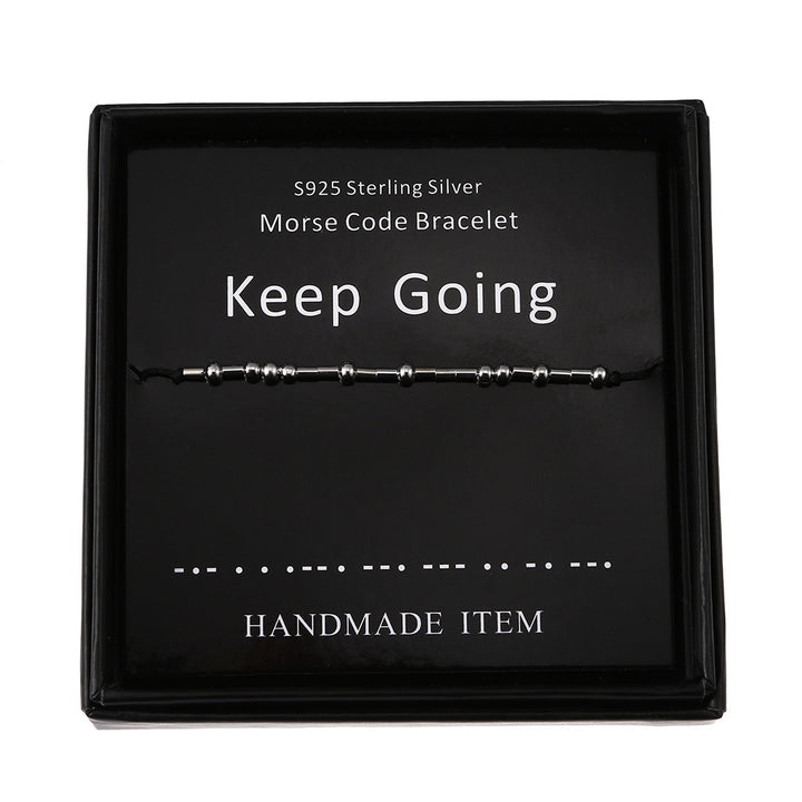 Moss Password Letters And Numbers Couple Bracelet