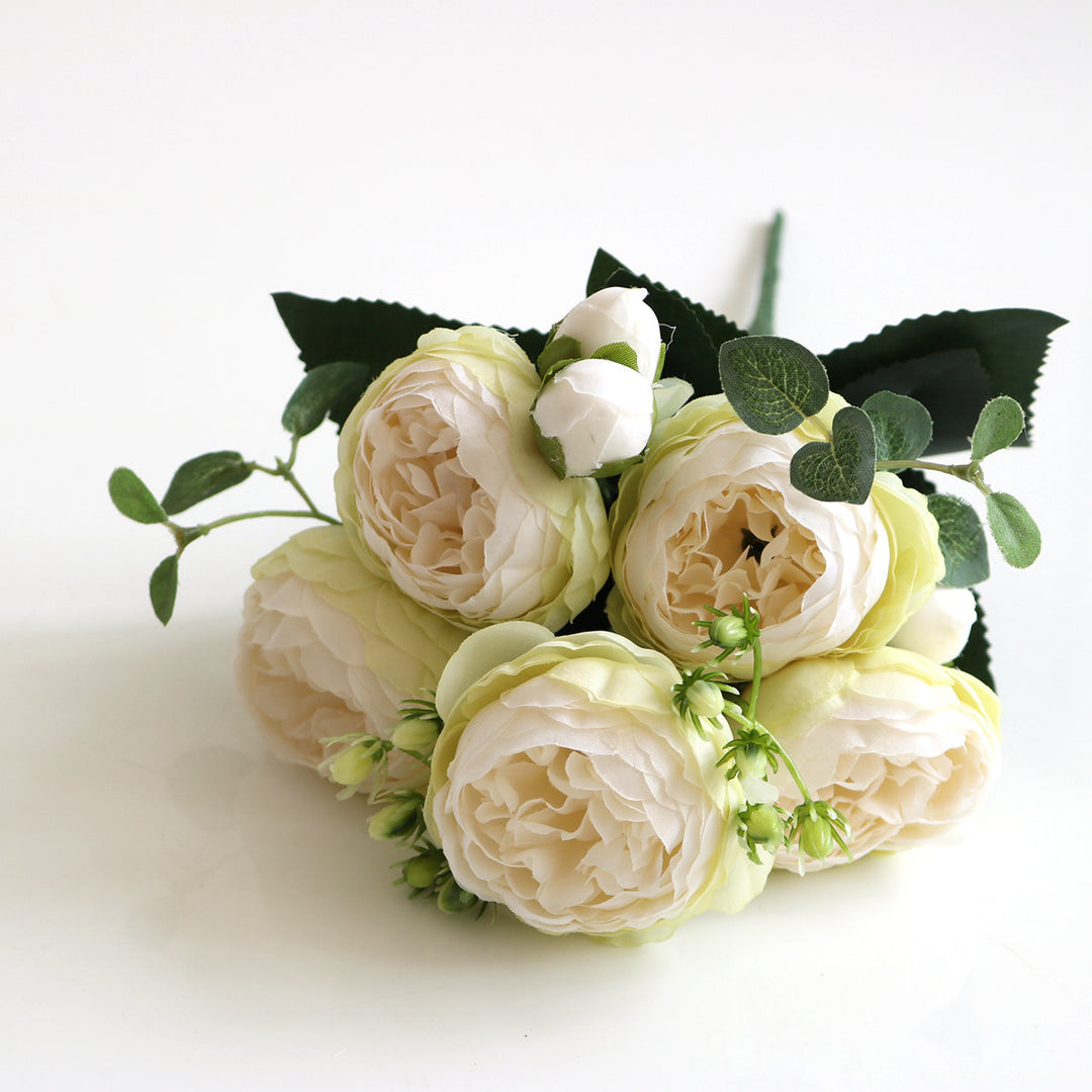 Simulation 5 Small Peony Wedding Home Artificial Flower Ornamental Flower