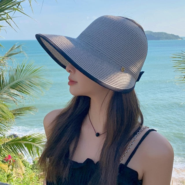 Sun Protection Visor Hat Women's Sun-proof Straw Hat