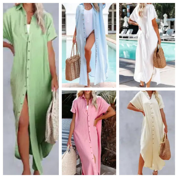 Women's Solid Color Casual Versatile Dress