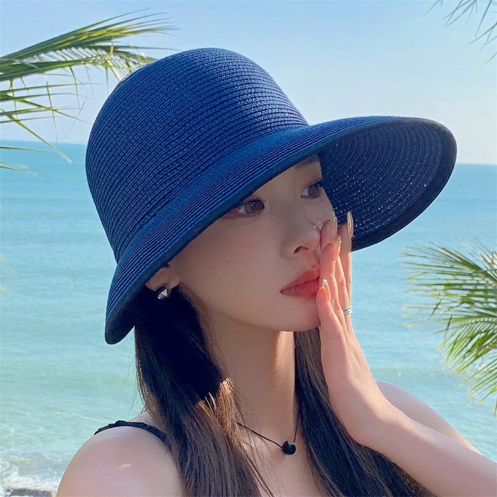 Sun Protection Visor Hat Women's Sun-proof Straw Hat