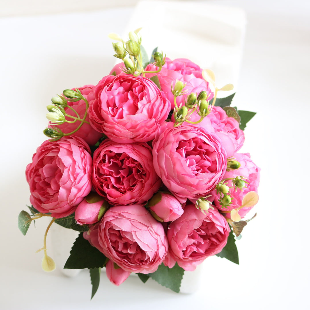 Simulation 5 Small Peony Wedding Home Artificial Flower Ornamental Flower