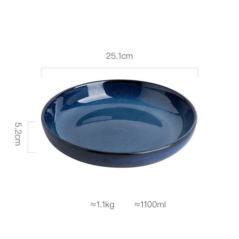 Creative Personality Ceramic Deep Round Dish