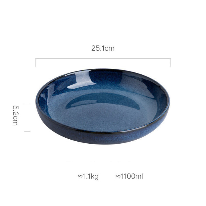 Creative Personality Ceramic Deep Round Dish