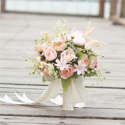 Wedding Bouquet Fake Flowers Photo Props Bouquet Simulation