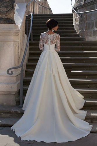 Slim Fit Long Wedding Dress