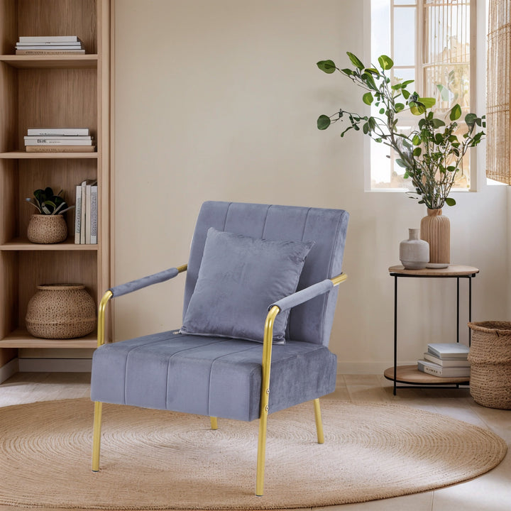 Velvet Accent Chair