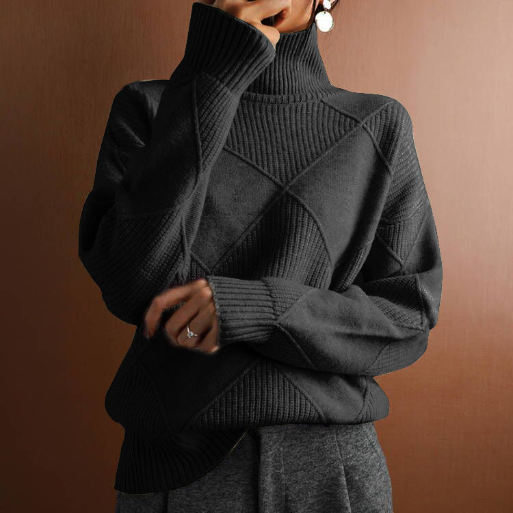High Collar Warm Sweater