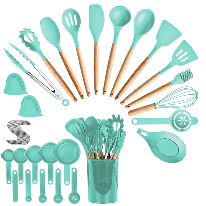 Complete Kitchen Utensil Collection - 35 Piece Starter Set