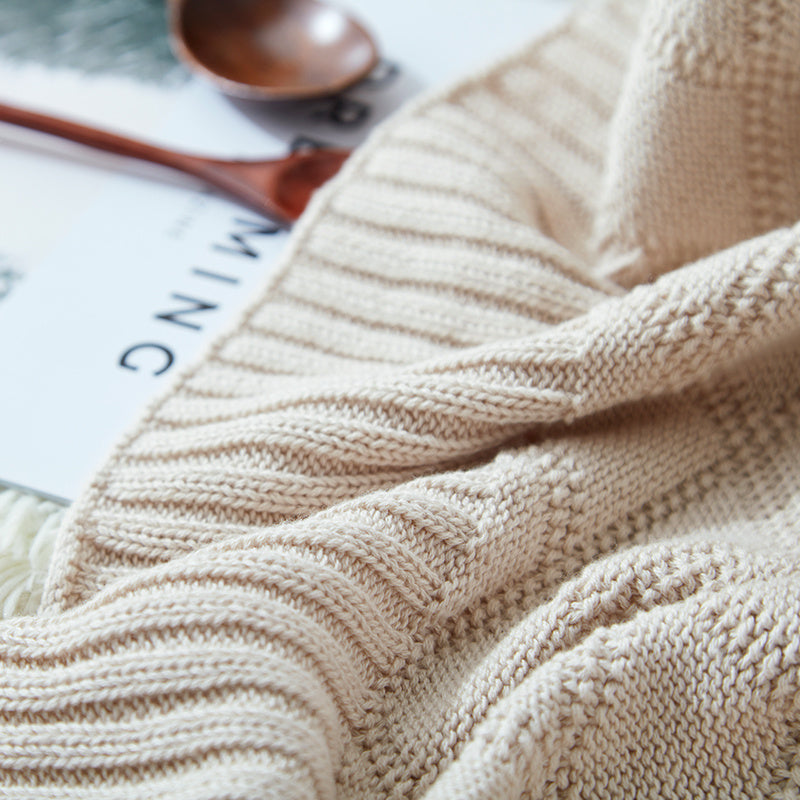 Cotton Blanket Sofa Towel Quilt Summer