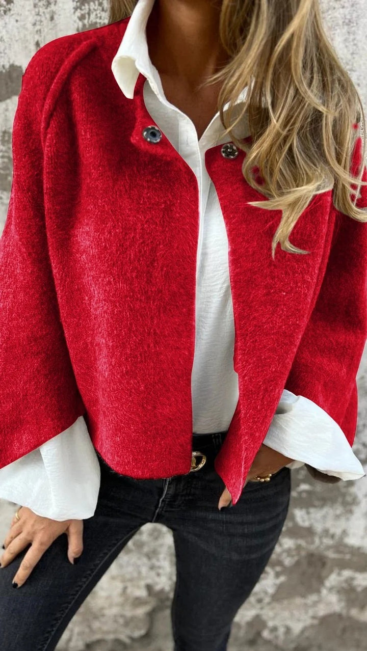 Cashmere Sleeve Cardigan.