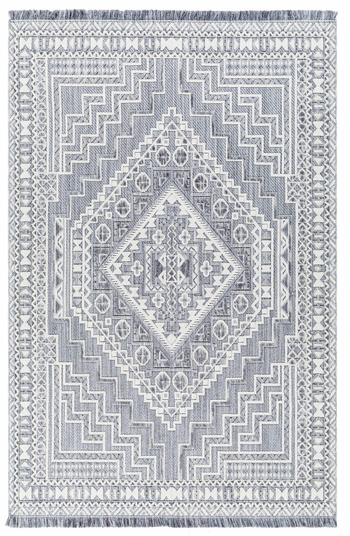 Alya Charcoal Textured Area Rug
