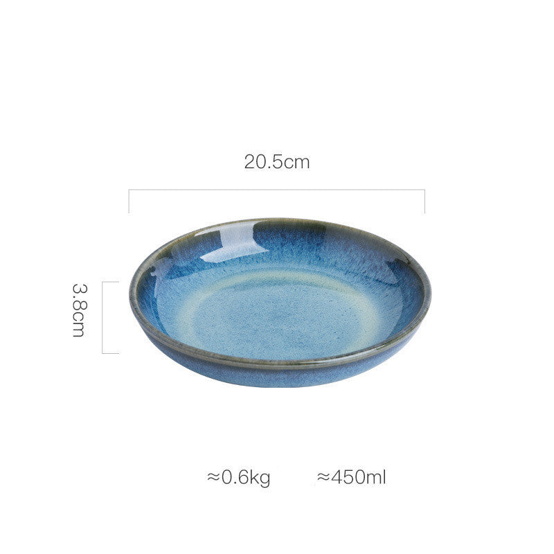 Creative Personality Ceramic Deep Round Dish