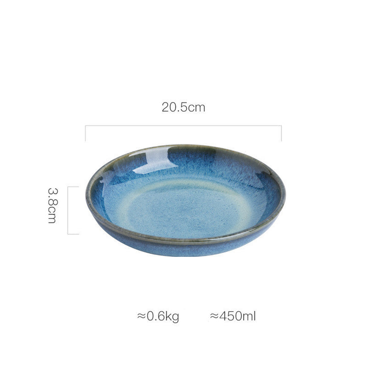 Creative Personality Ceramic Deep Round Dish
