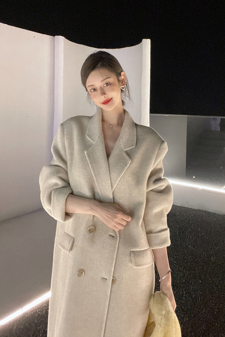 Oatmeal Wool Coat