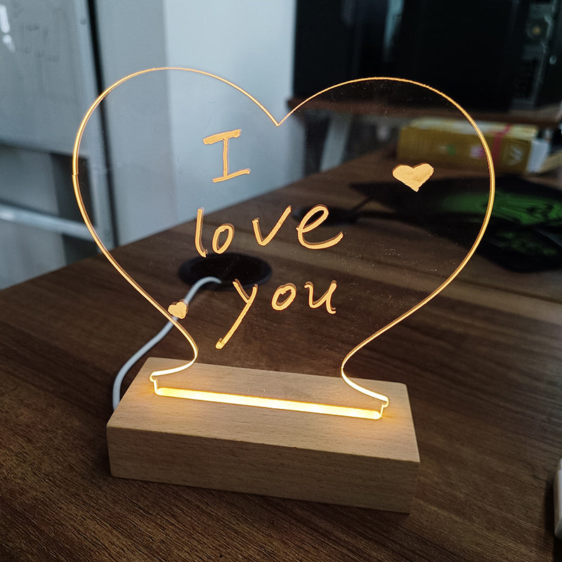 Creative Note Board LED Night Light