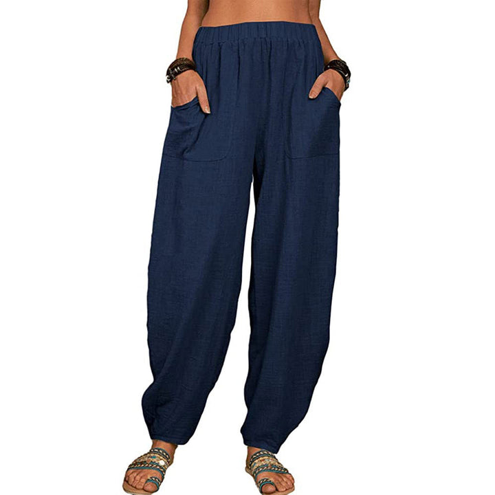 Women's Clothes Casual Pants Amazon Wish Loose Cotton And Linen Casual Pants Home Harem Trousers