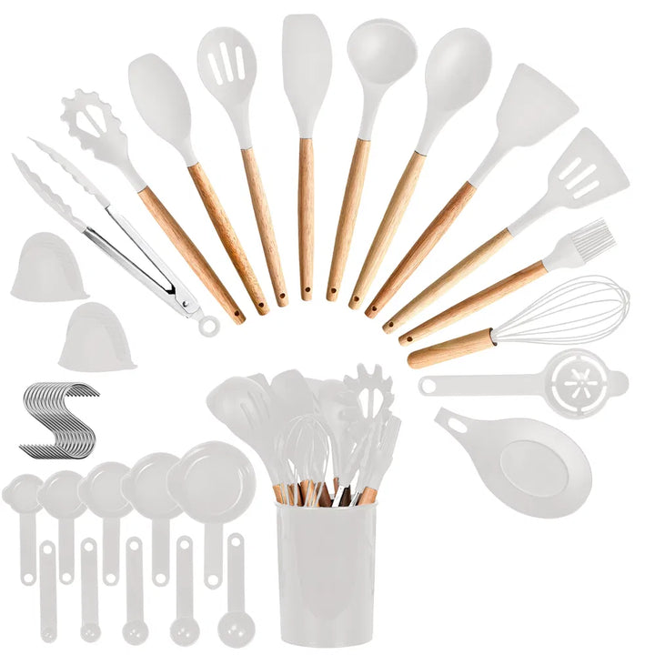 Complete Kitchen Utensil Collection - 35 Piece Starter Set