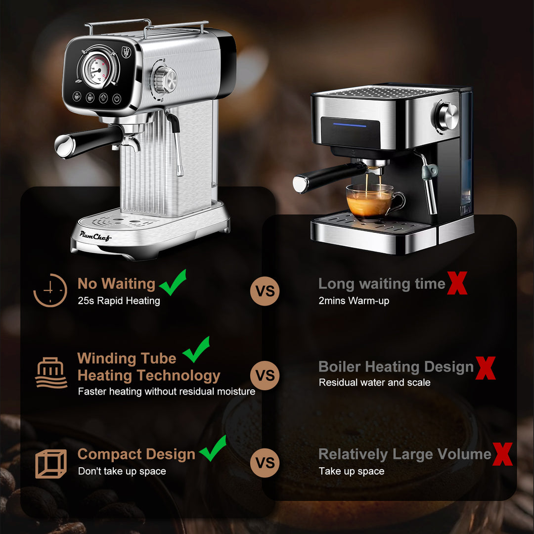 Professional Espresso Machine With Milk Frother