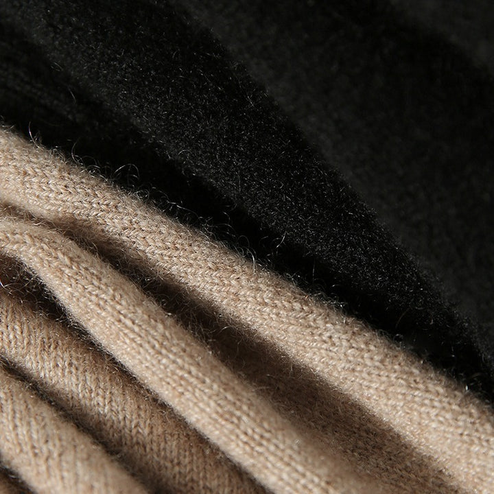 Knitted Cardigan Sweater.