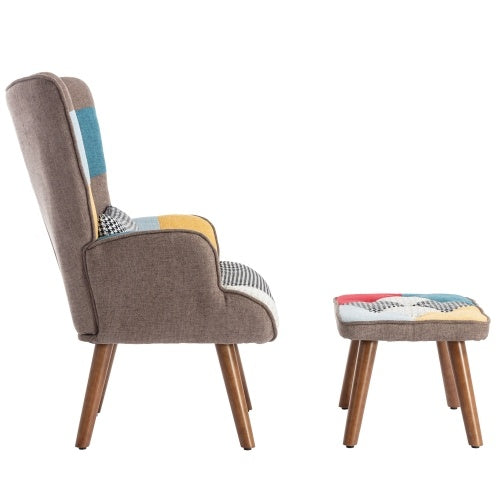 Lounge with footrest.