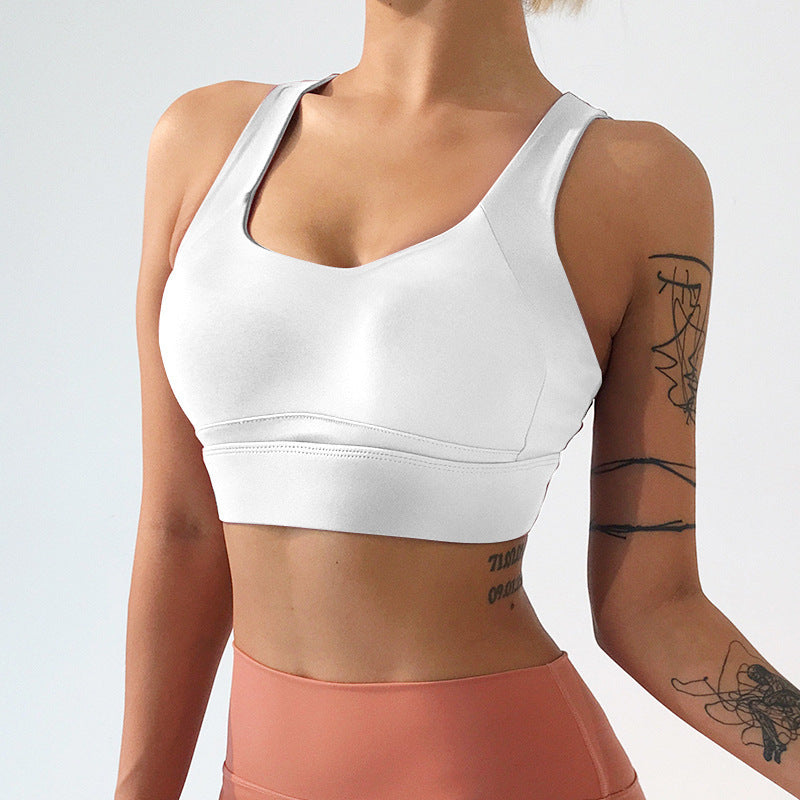 Sling Shockproof Fitness Bra Training Beauty Back Yoga Underwear