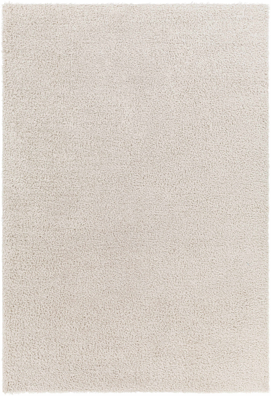 Heavenly Solid Beige Plush Rug