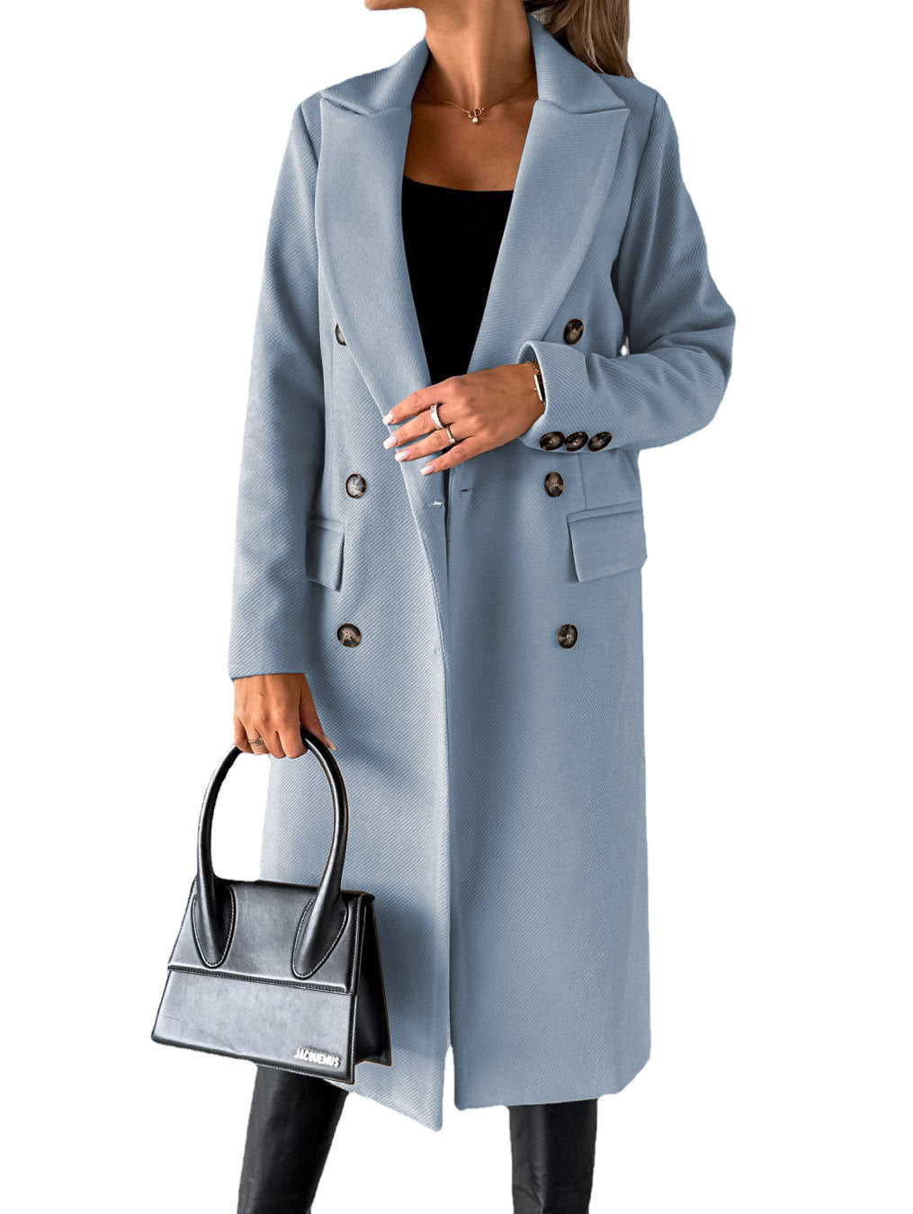 Lapel Long Coat