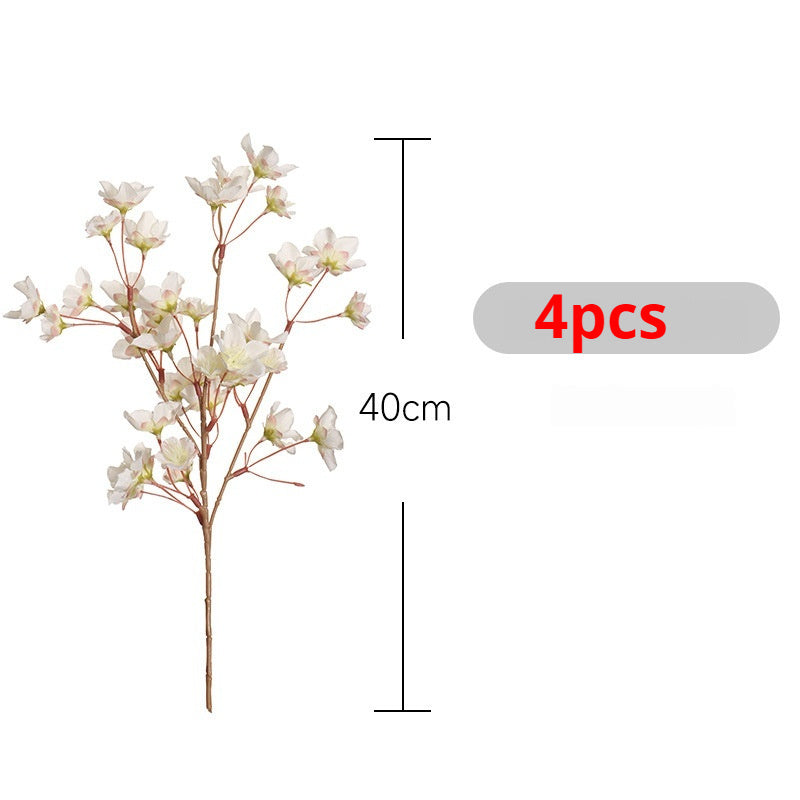 Multi-fork Peach Blossom Branch Shooting Props Artificial Flower