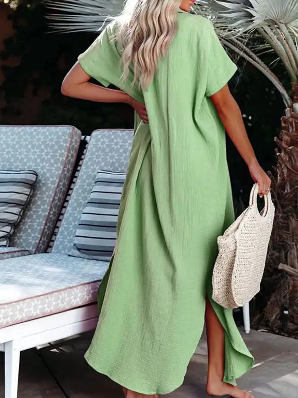Women's Solid Color Casual Versatile Dress