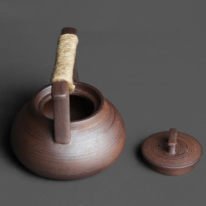 ROCK MOUNTAIN CERAMIC TEAPOT