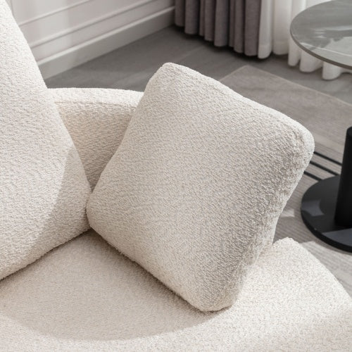 Oversize Round Swivel Cozy Chair