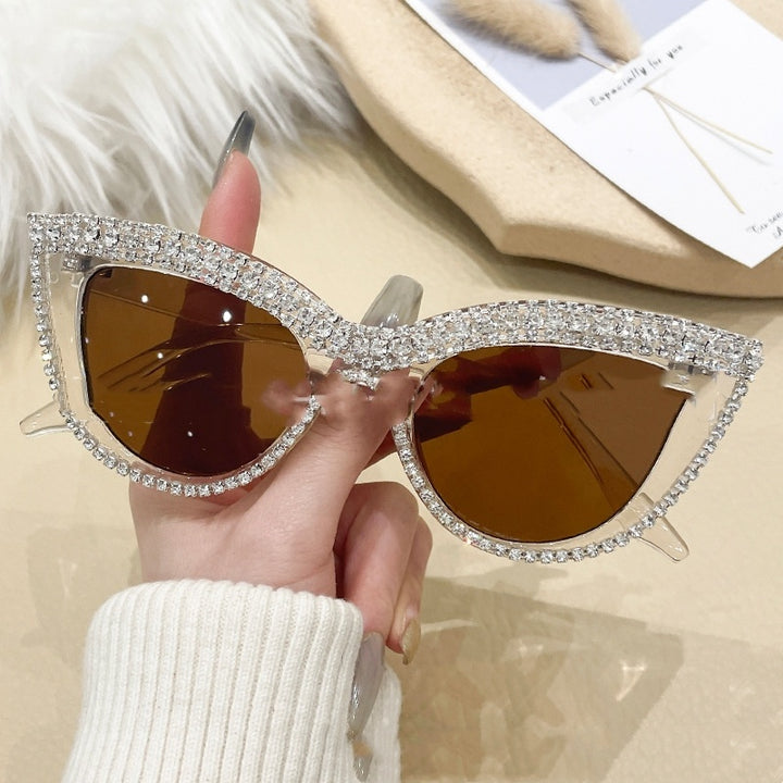 Round Face Driving Catwalk Sunglasses
