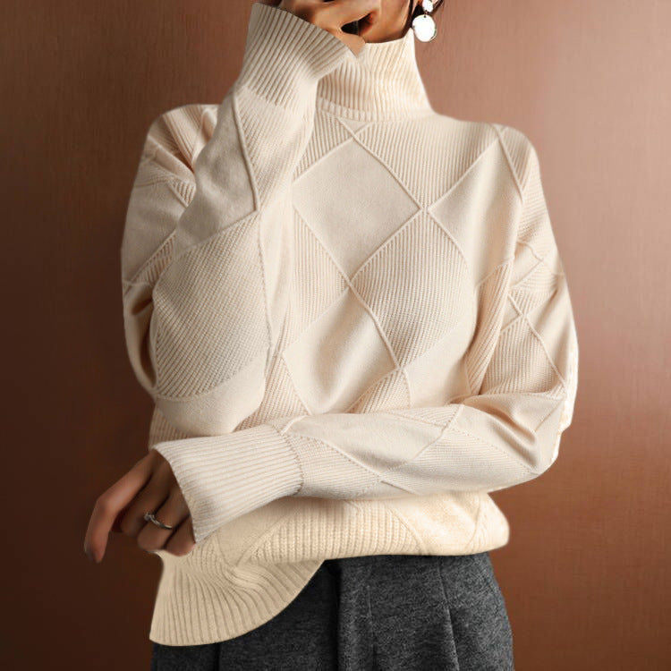 High Collar Warm Sweater