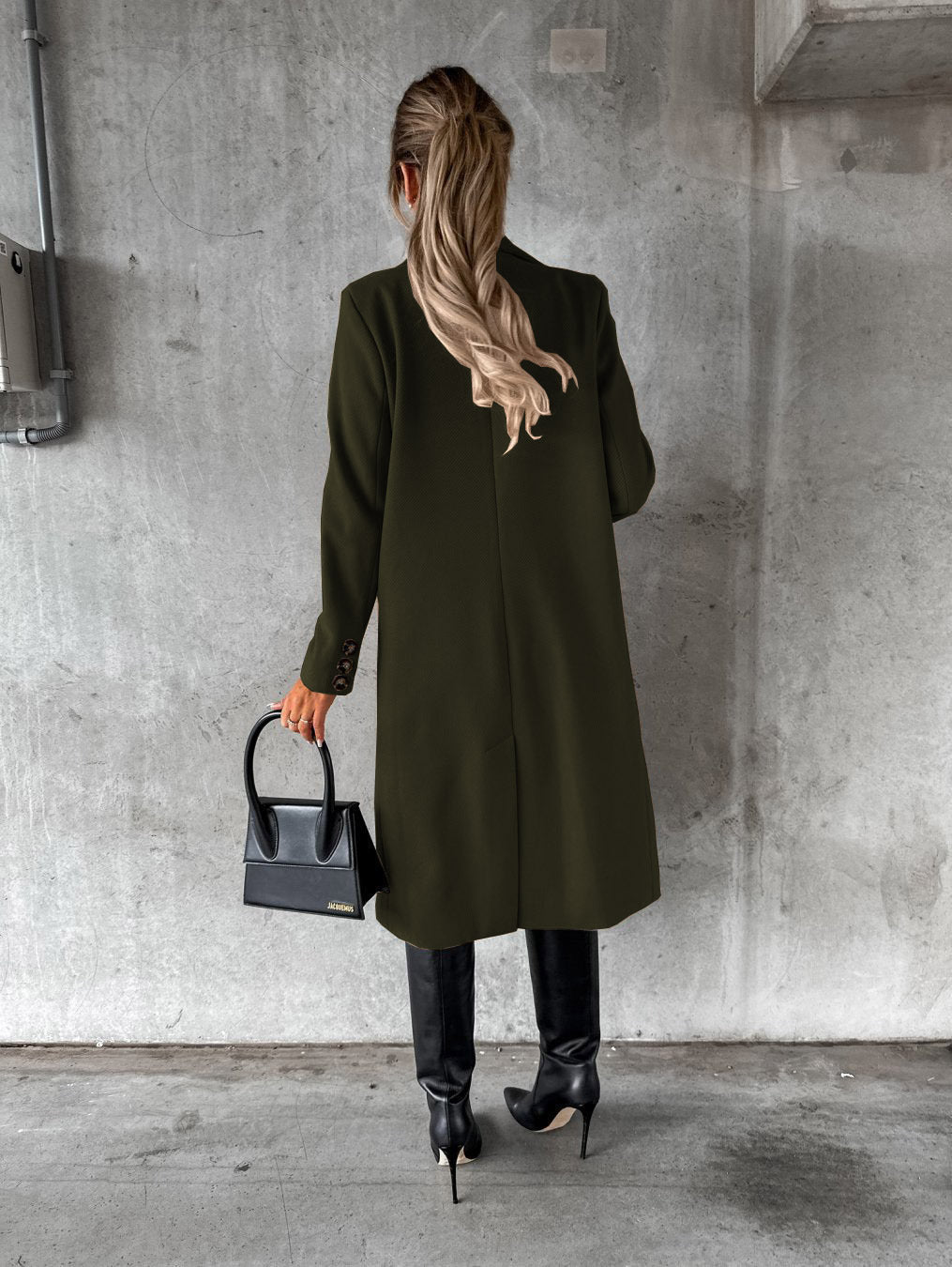 Lapel Long Coat
