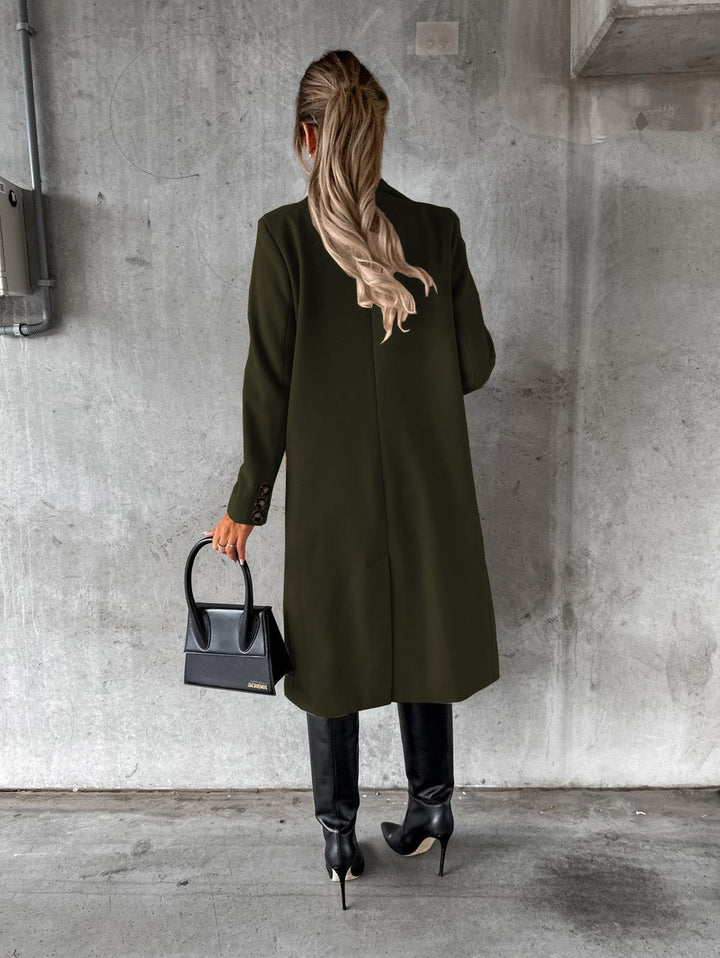 Lapel Long Coat