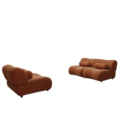 Modular Plush 3-Seat Sofa