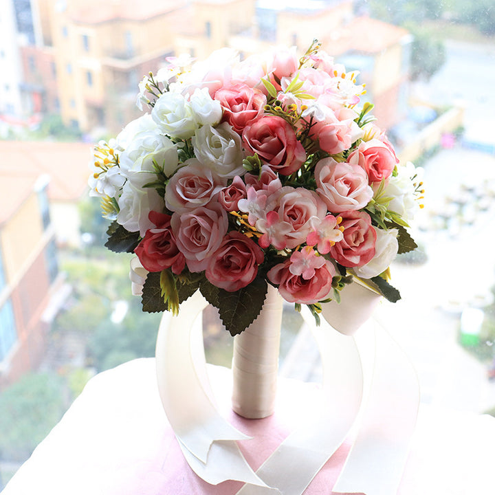 Wedding Bouquet Fake Flowers Photo Props Bouquet Simulation