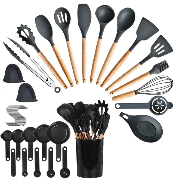 Complete Kitchen Utensil Collection - 35 Piece Starter Set