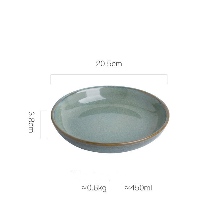 Creative Personality Ceramic Deep Round Dish
