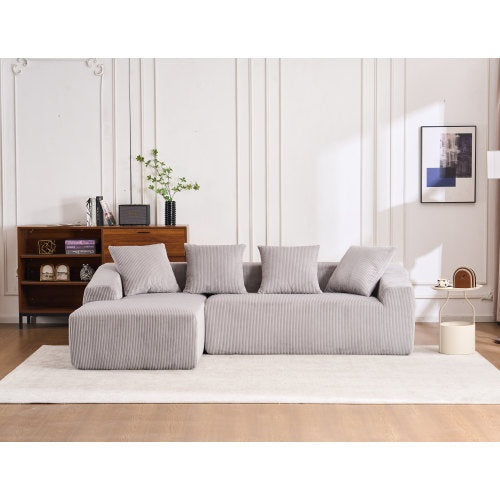3-seater Compression Sofa With 4 Pillows