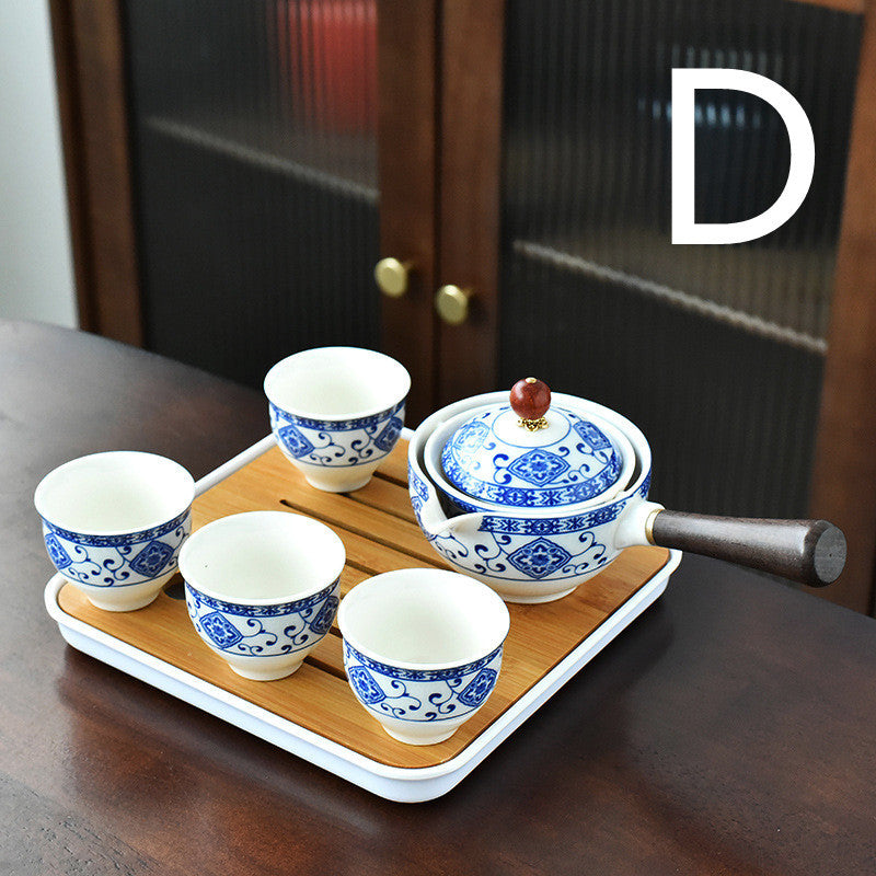 Lazy Kung Fu Tea Set Creative Automatic Rotating Tea Making Artifact