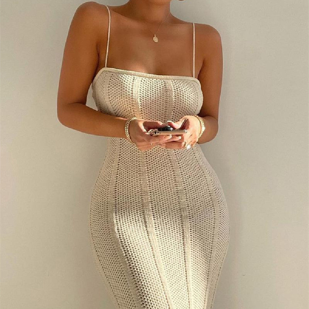 Knitted Sweater Dress.
