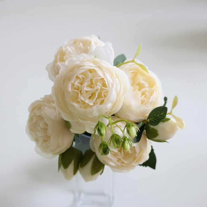 Simulation 5 Small Peony Wedding Home Artificial Flower Ornamental Flower