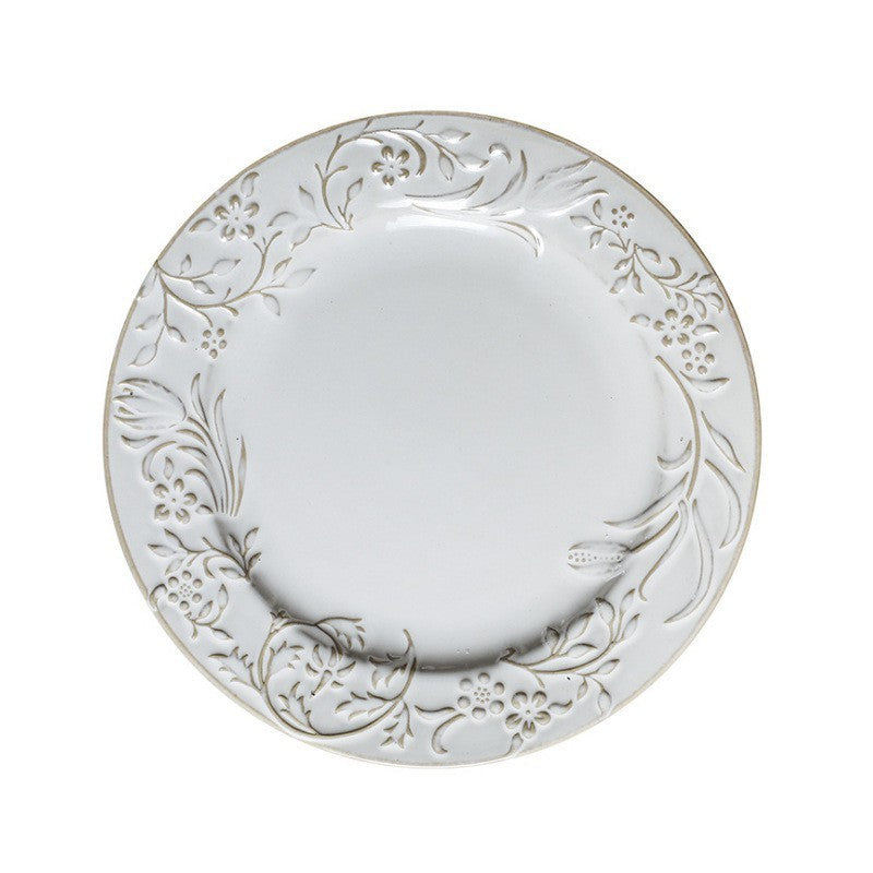 Elegant French Porcelain Dinner Plate