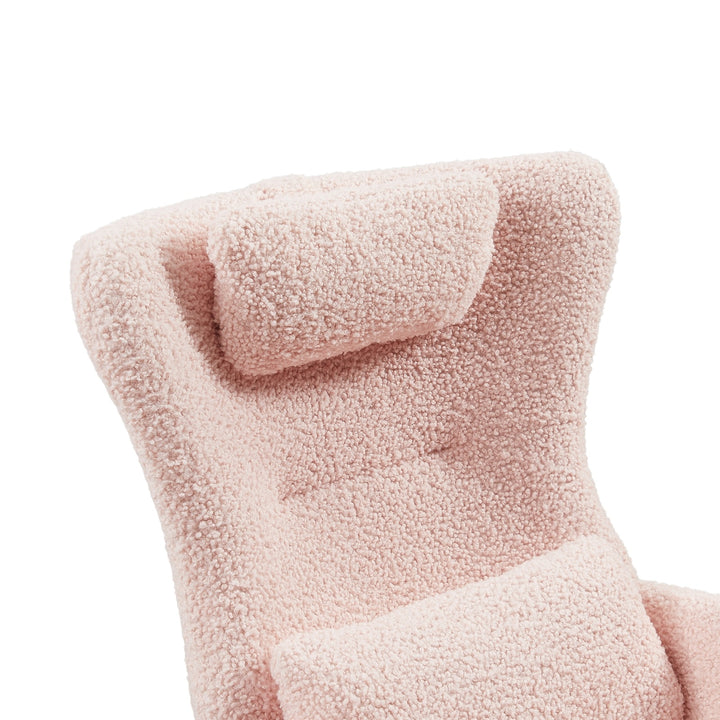 Rocking Chair With High Backrest