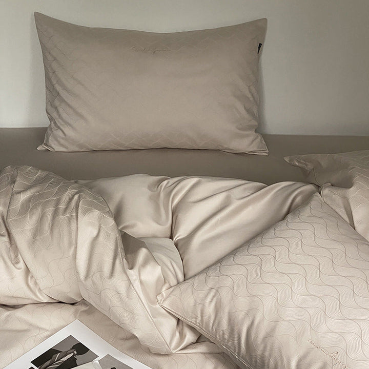 Long-Staple Cotton Bed Four-Piece Set – Modern Simplicity