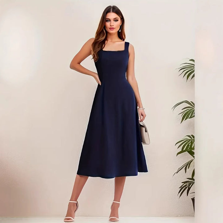 Casual Suspenders Long Dress.
